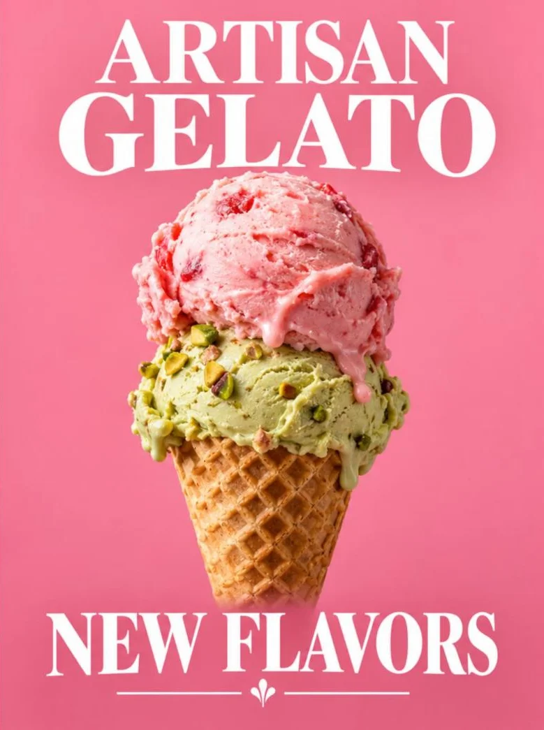 Ice cream ad